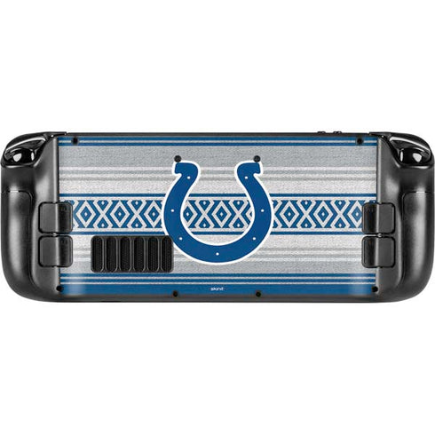 NFL Indianapolis Colts Trailblazer Steam Deck Handheld Gaming Computer Skin